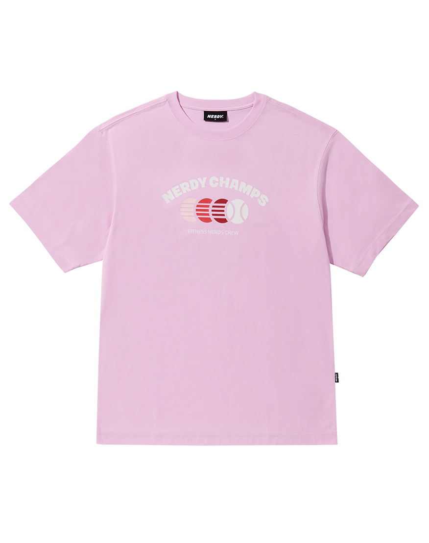 챔프 반팔 티셔츠 핑크